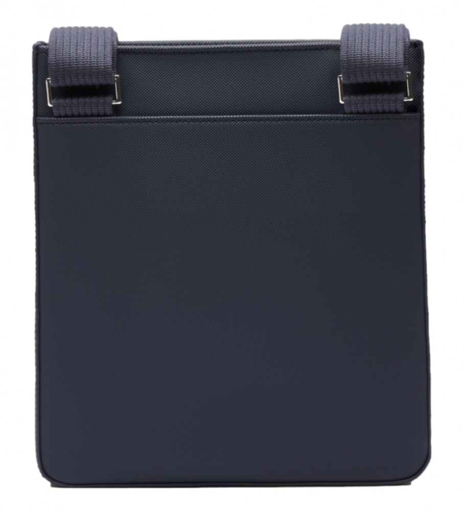Bolsa transversal Lacoste Flat, azul marinho
