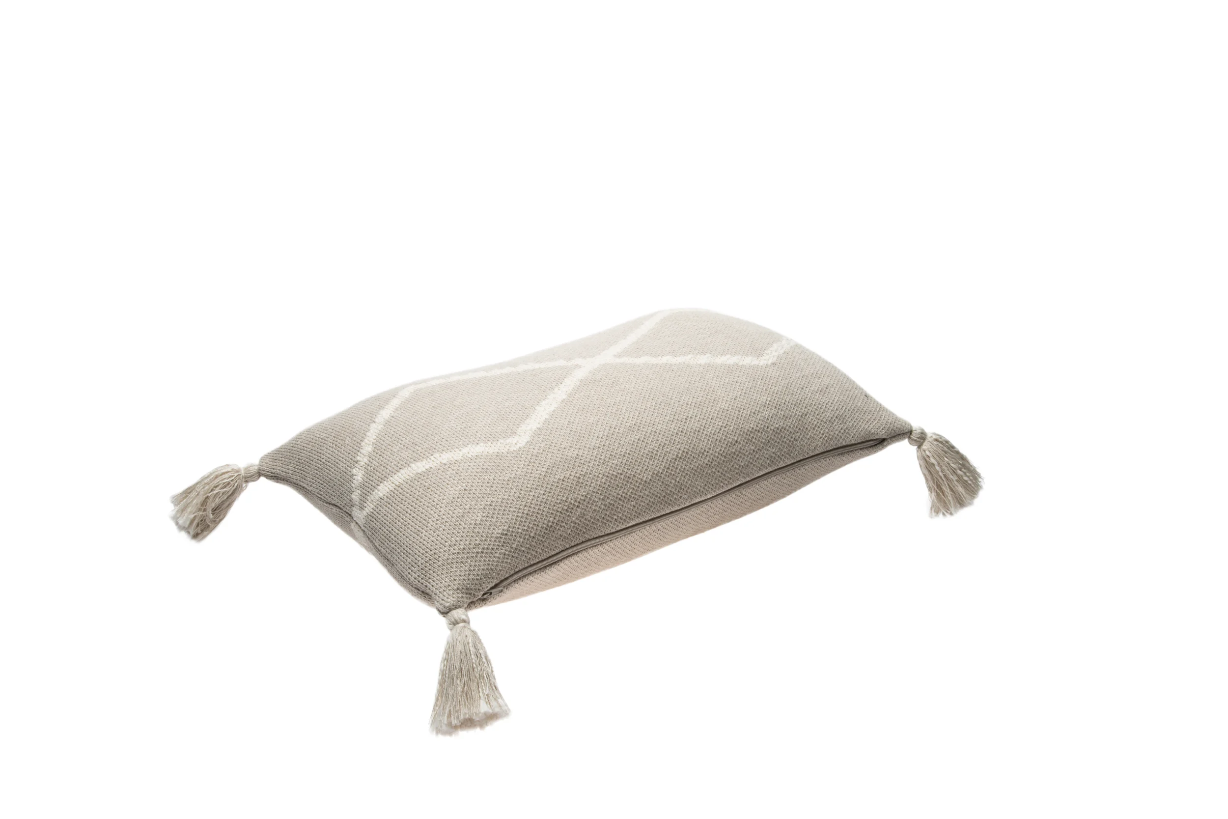 OASIS - Coussin en tricot en coton | Beige