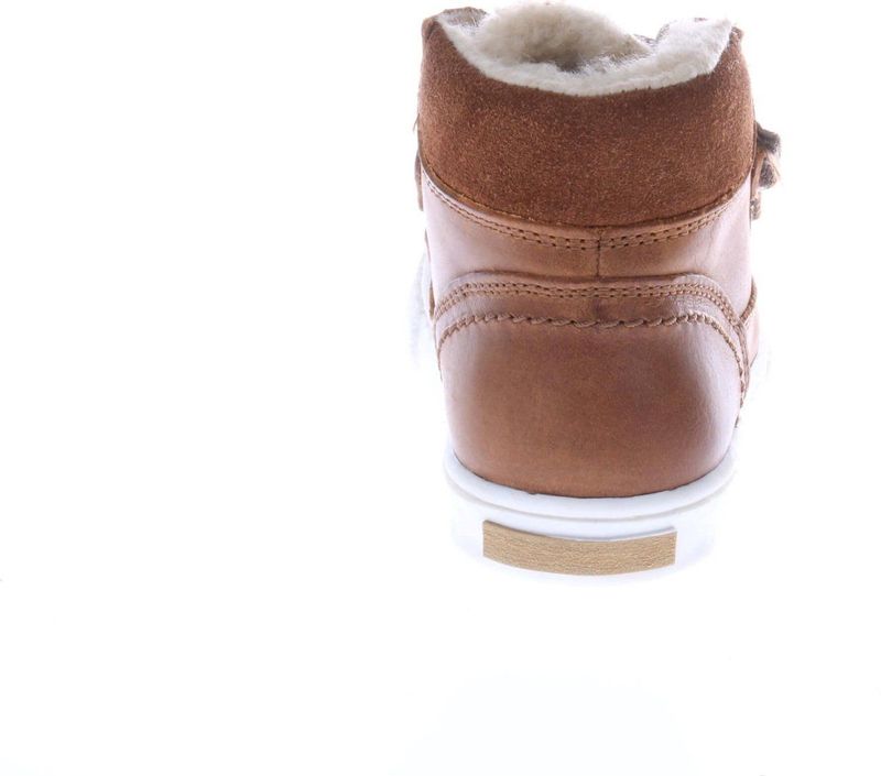 Pinocchio - P2202 - Jongens Enkelboots - Bruin - Leder - Klittenband