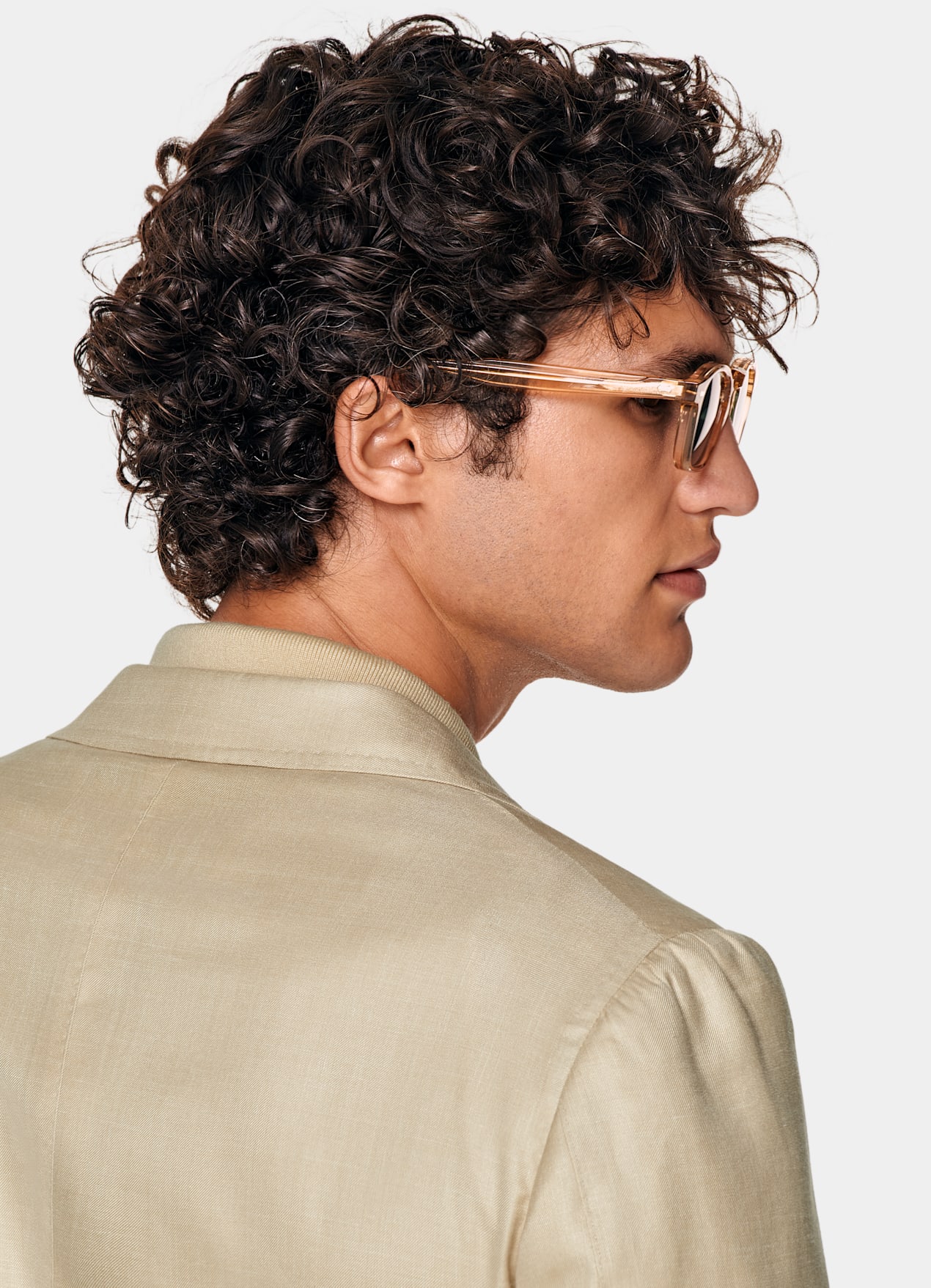 Blazer Havana coupe Tailored vert clair