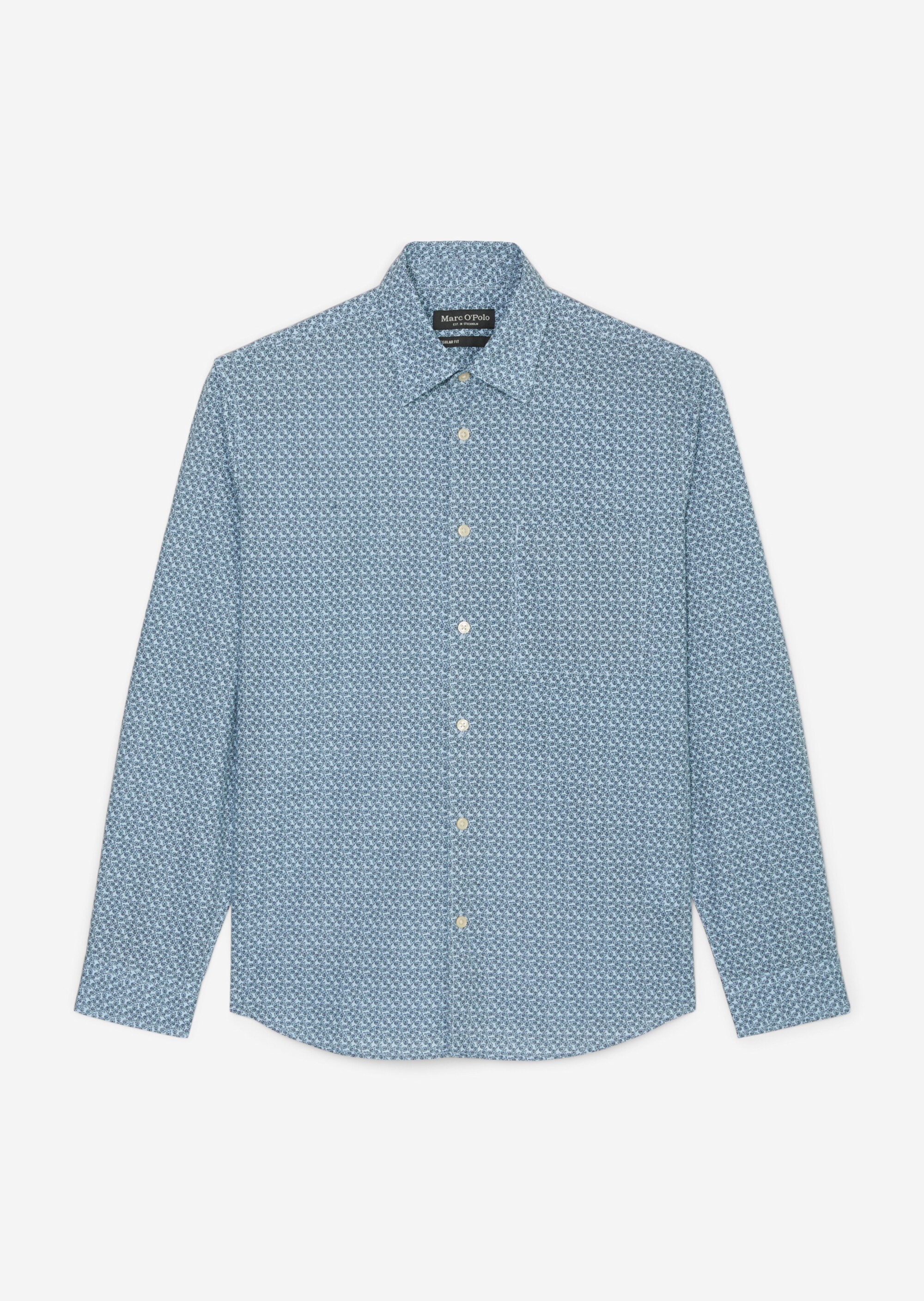 Hemd regular mit Allover-Print