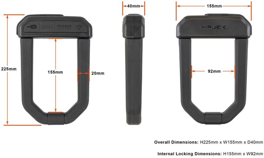 Hiplok D1000 Bügelschloss kaufen | Bike-Discount