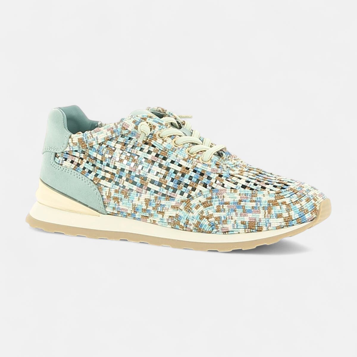 Baskets basses Femme vert