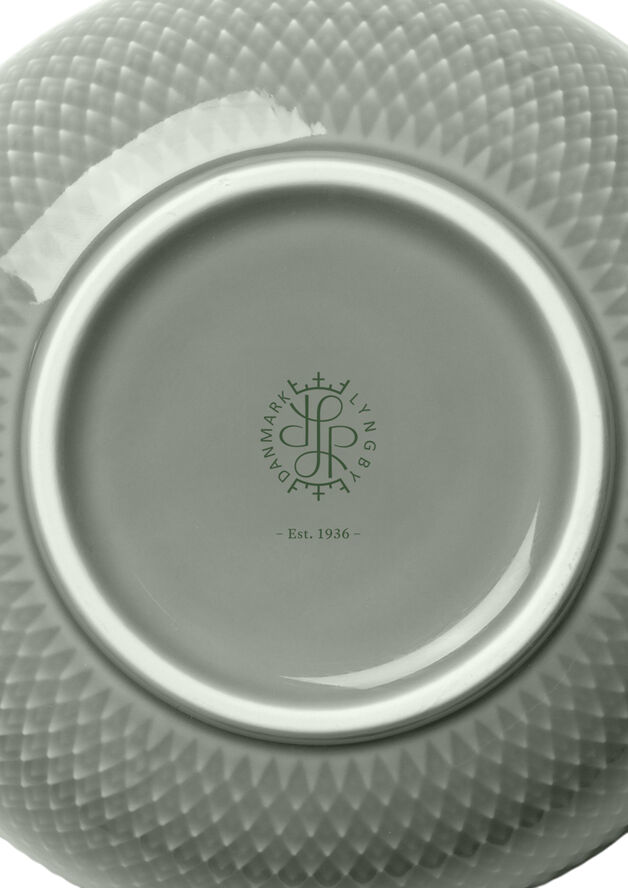 Lyngby Porcelæn Rhombe Earth Skål Ø13 cm moss Grøn
