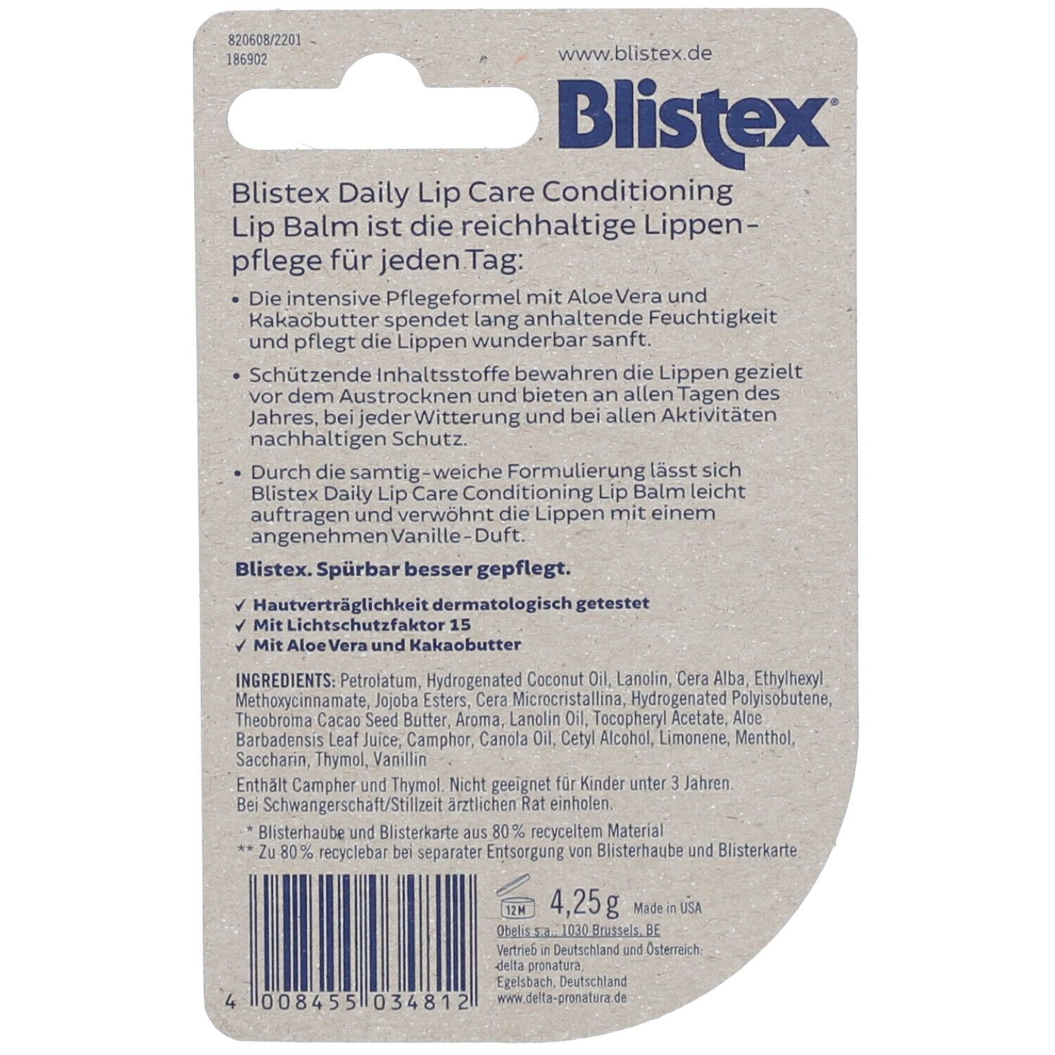 Blistex® Daily Lip Care Conditioner