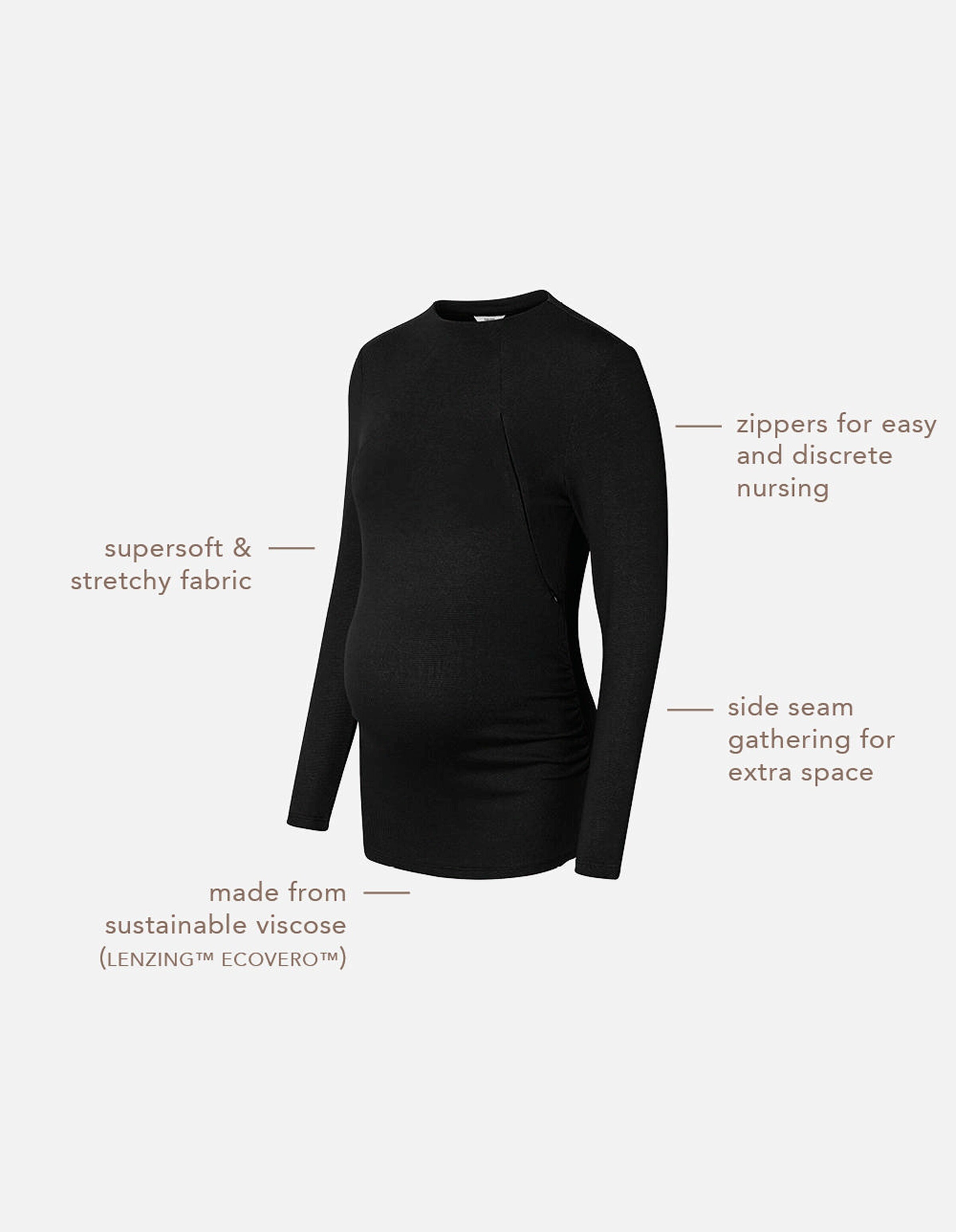 Noppies Still-Shirt Rosa Black