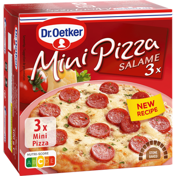 Dr. Oetker Mini Pizza Salame 3 Stuks 300 g
