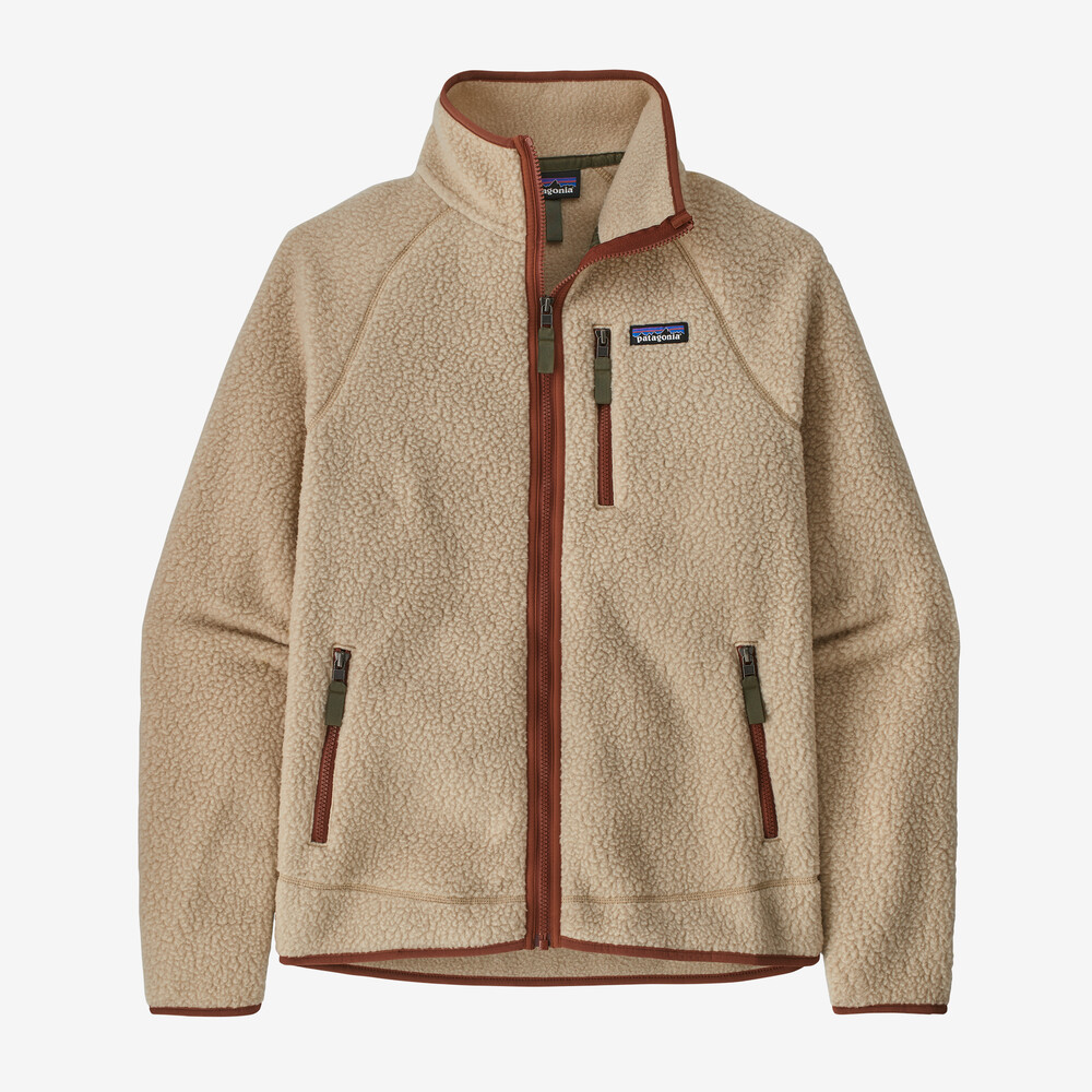 Herren-Retro-Fleecejacke