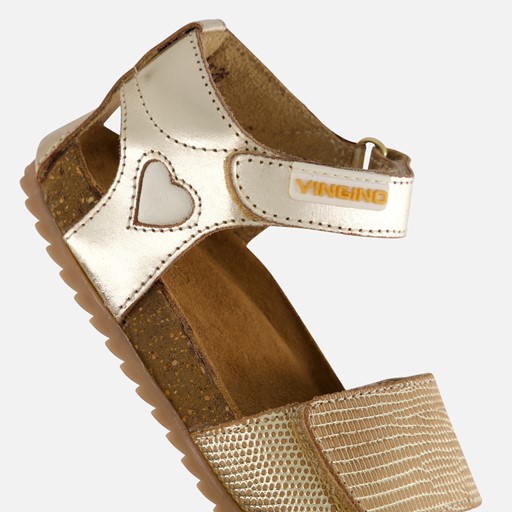 Vingino Floor Sandalen goud Leer