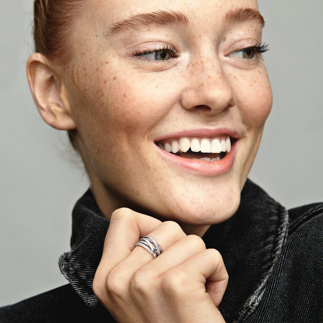 Pandora Timeless Sparkling & Polished Lines Ring