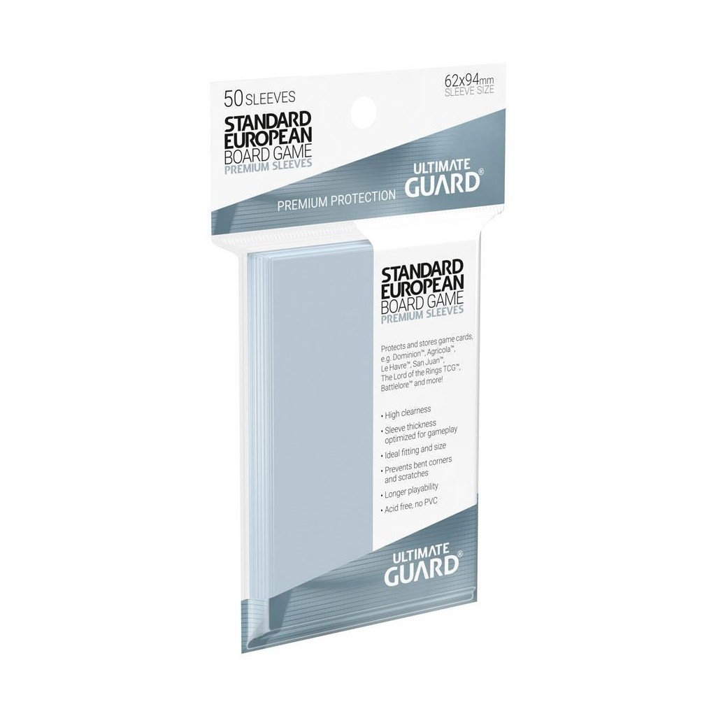 Ultimate Guard 50 Pochettes Premium Sleeves 62x94 mm