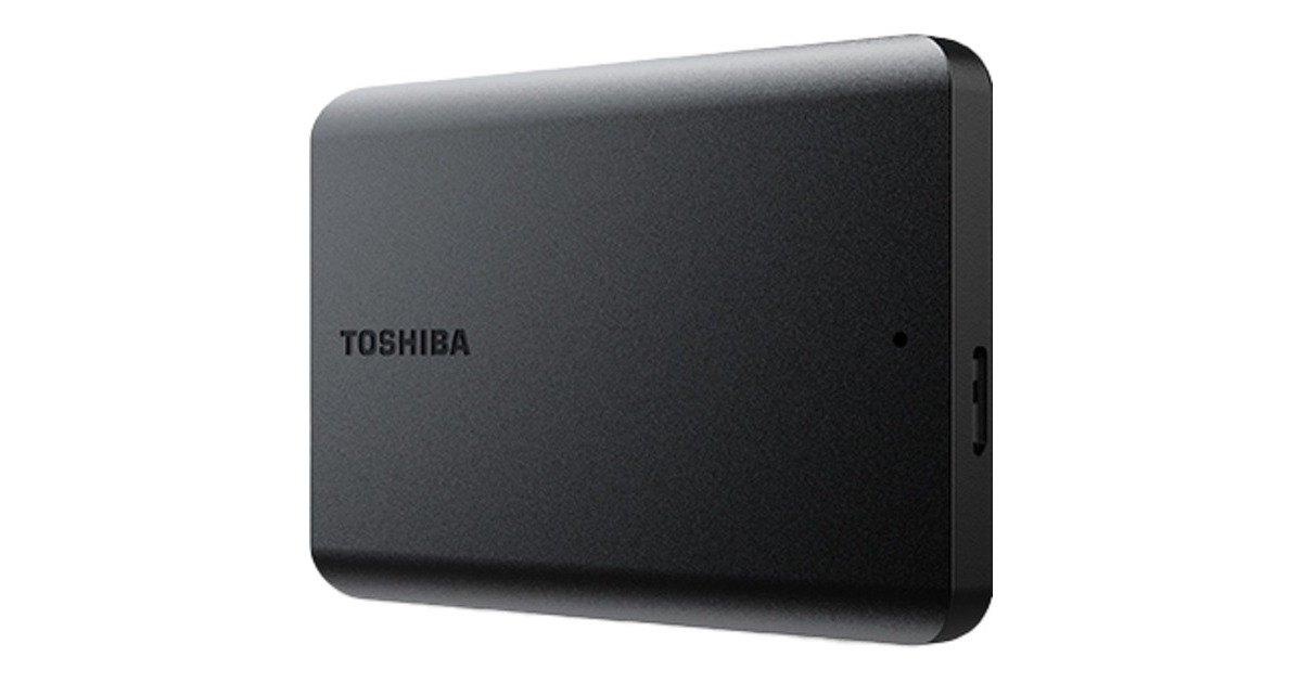 ToshibaCanvio Basics 2022 1 TB externe harde schijf  (Zwart, Micro-USB-B 3.2 Gen 1 (5 Gbit/s))