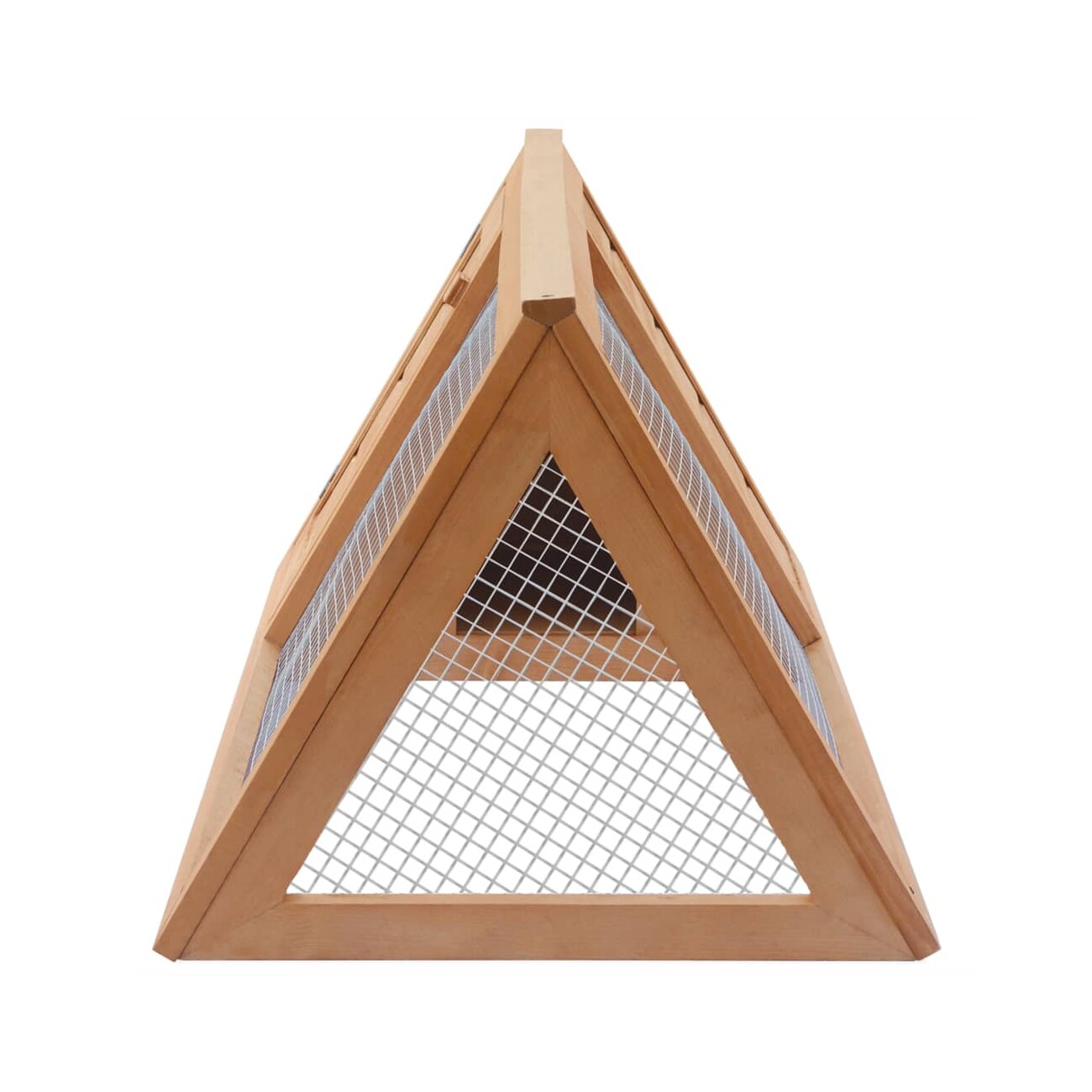 VidaXL Holz Kaninchenstall / Kleintierstall braun