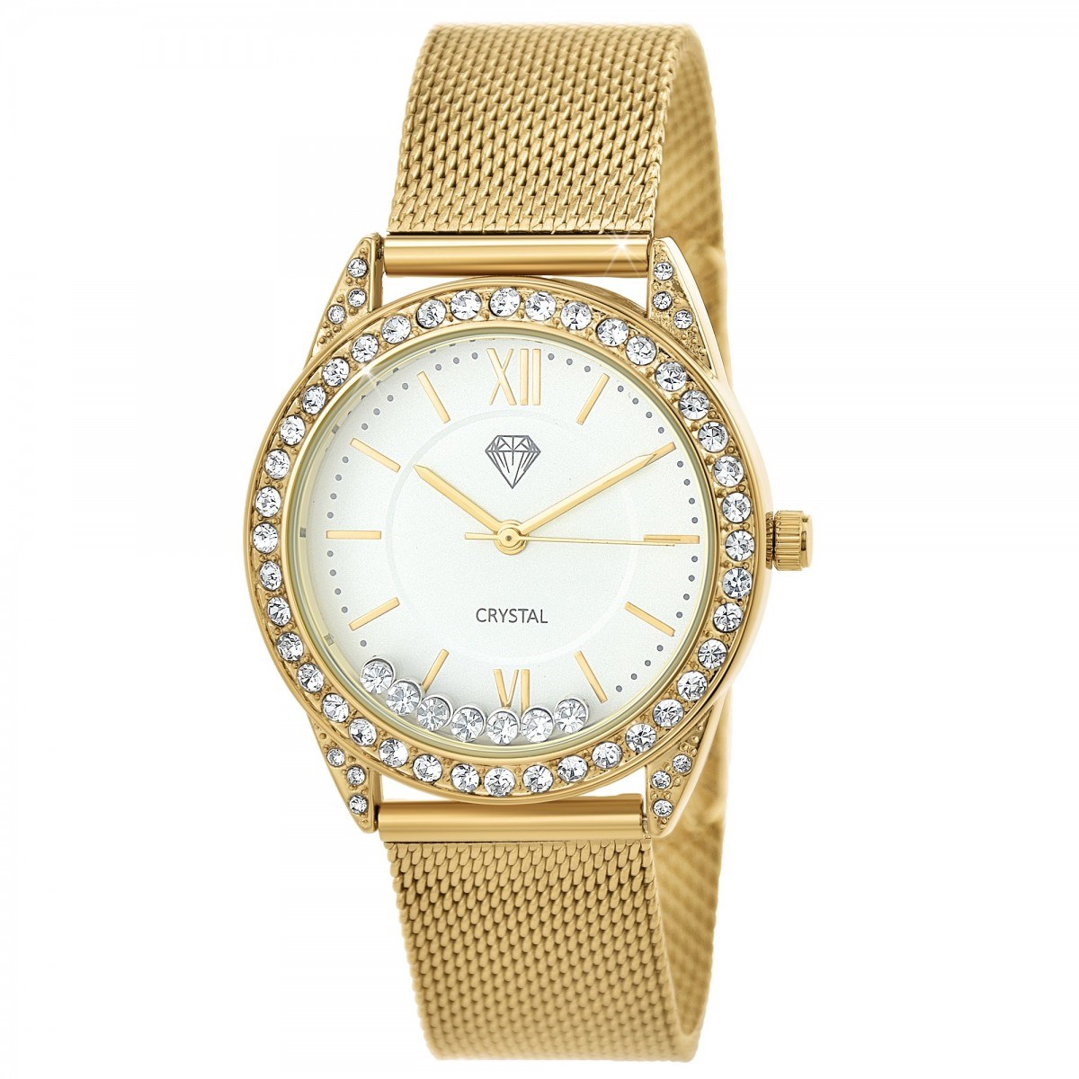 Montre Elly élégante ornée de Cristaux scintillants SC Crystal