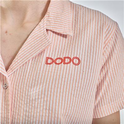 Pyjama short femme seersucker - DODO HOMEWEAR