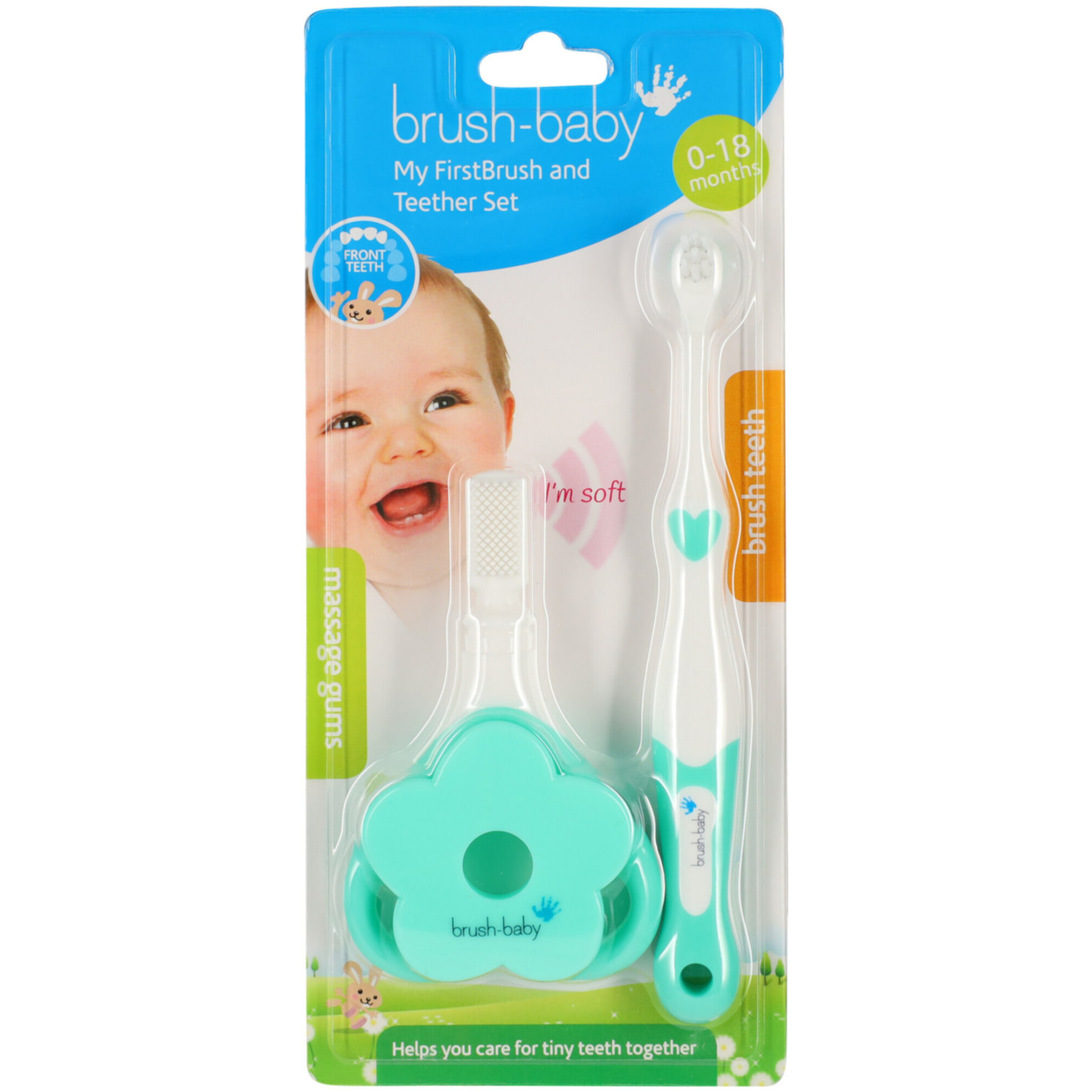 brush-baby Zahnbürste & Beissring 0-18 Monate