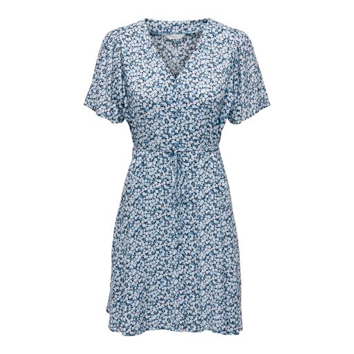 ONLY Evida Kortærmet Kjole, Provincial Blue, XS