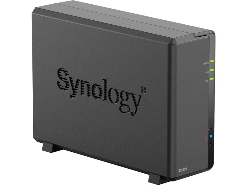 Synology NAS DiskStation DS124 1-bay NAS mit 1 Laufwerkschacht