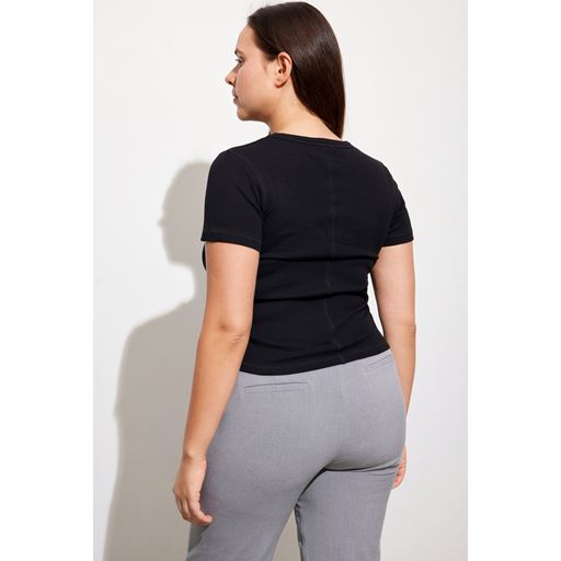 Envii Enally Crop T-shirt, Sort, XL
