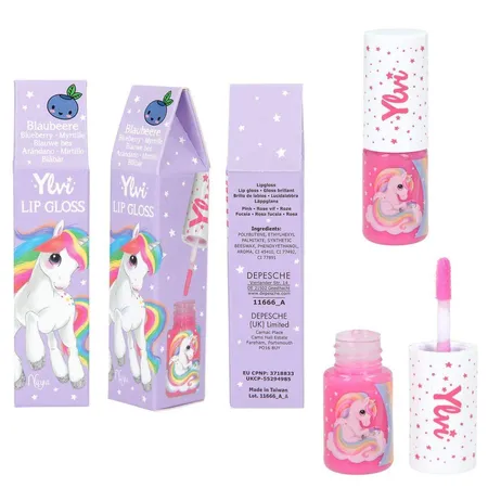 Depesche Ylvi & the Minimoomis Lipgloss, 1 Stück, 3-Fach sortiert