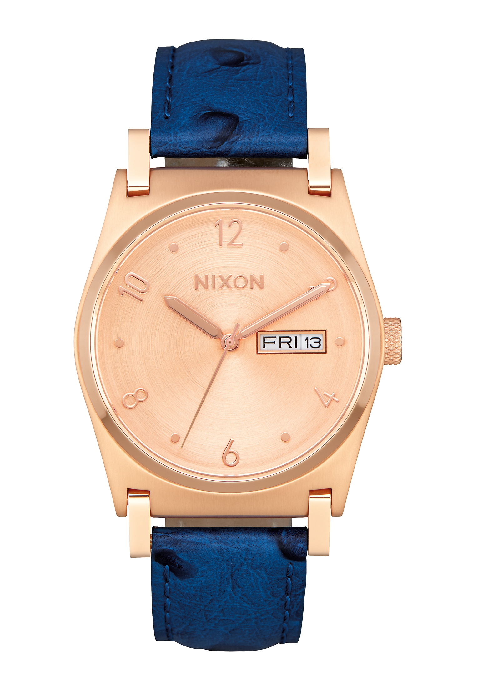 Nixon The Jane Leather Rose Gold / Blue A9552704