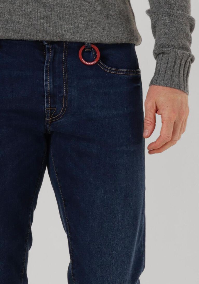 donkerblauwe tramarossa slim fit jeans michelangelo