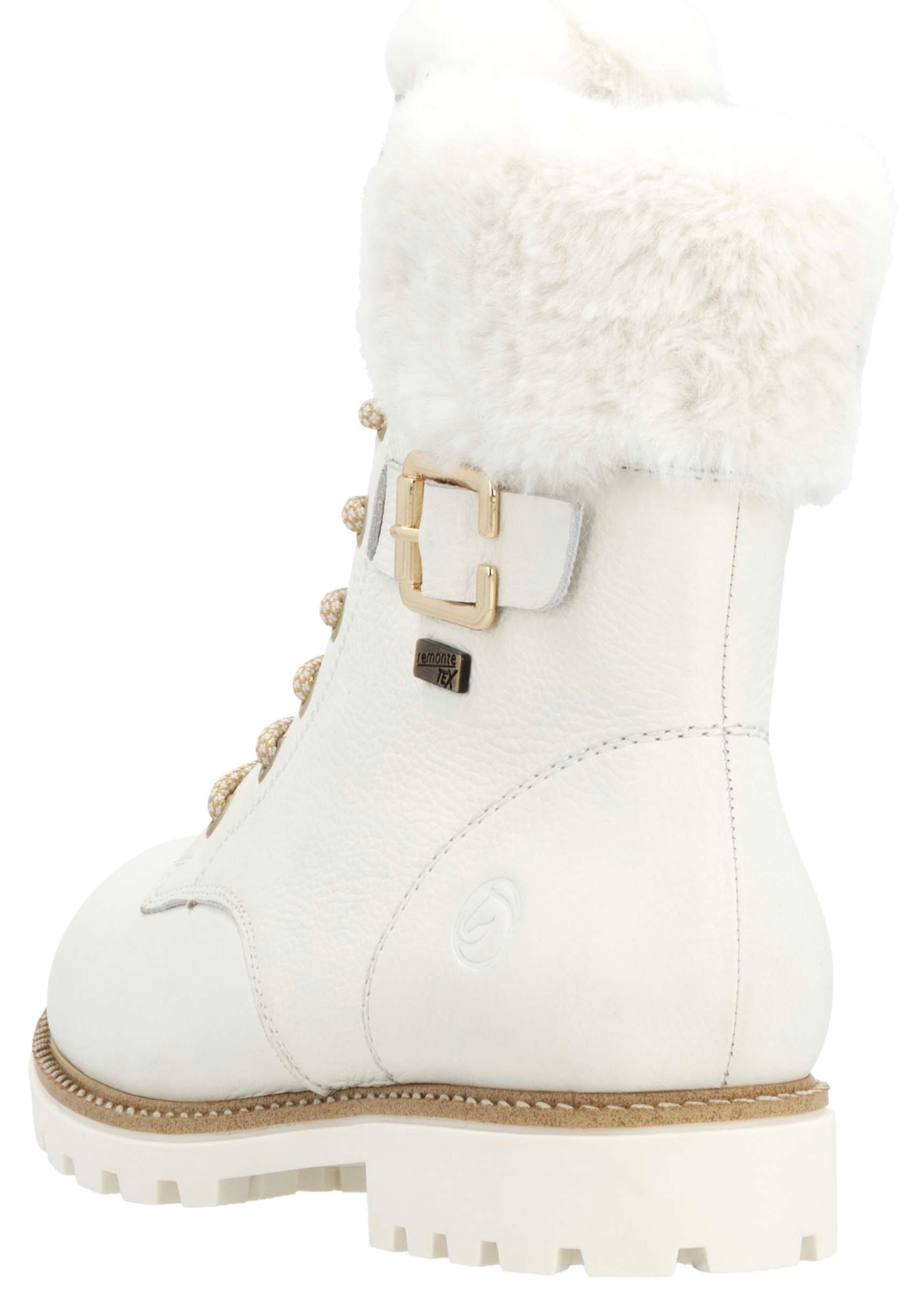 Remonte Winterboots »Elisabeth Hurley-Collection«  , Schnürboots, Outdoorschuh, Schnürstiefelette mit Zierschnalle