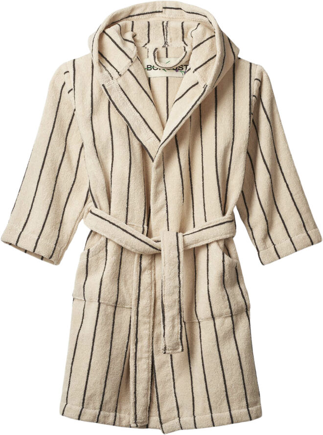 Bongusta Naram Kids Bathrobe Creme & ink