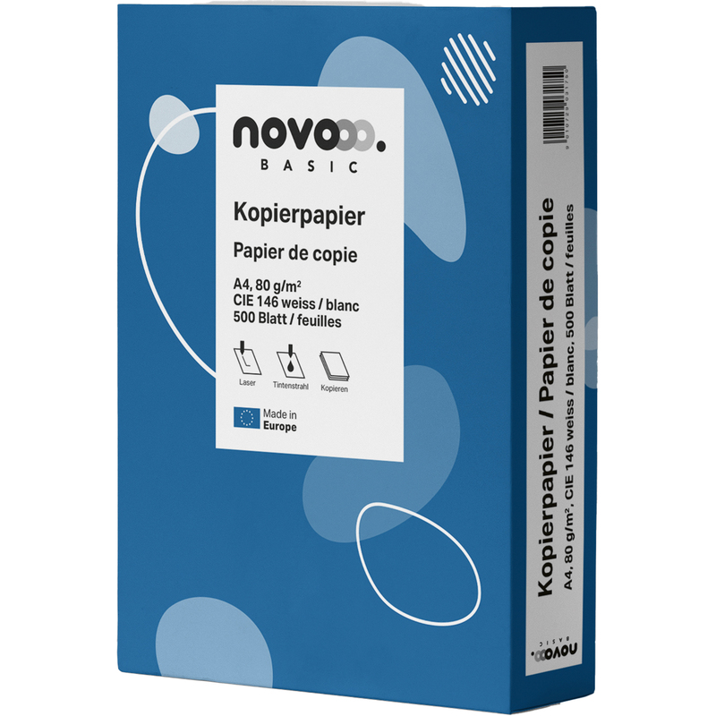 novooo Basic Kopierpapier, A4, 80 g/m²