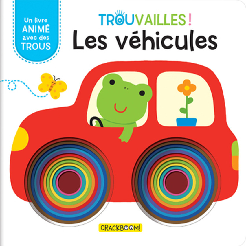 Livre à trous Les véhicules