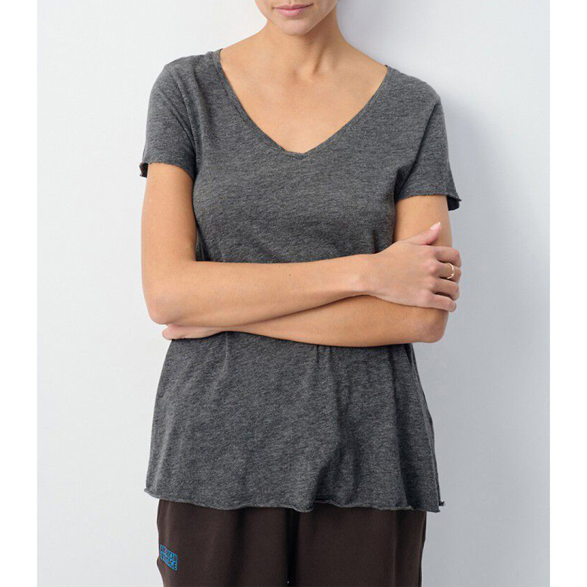 AMERICAN VINTAGE<br>Camiseta Jacksonville com decote em V e mangas curtas