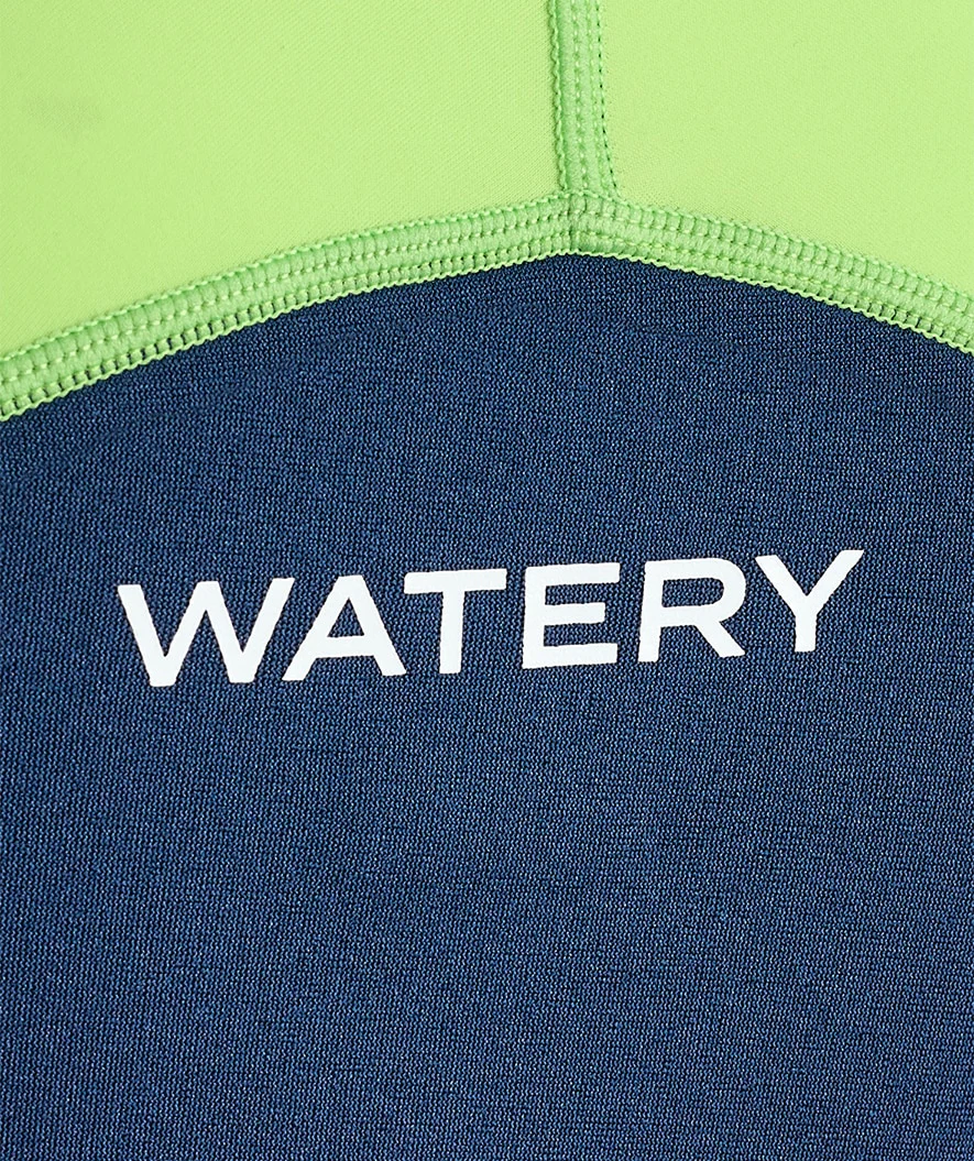Watery UV våddragt til børn - Calypso Langærmet - Atlantic Green