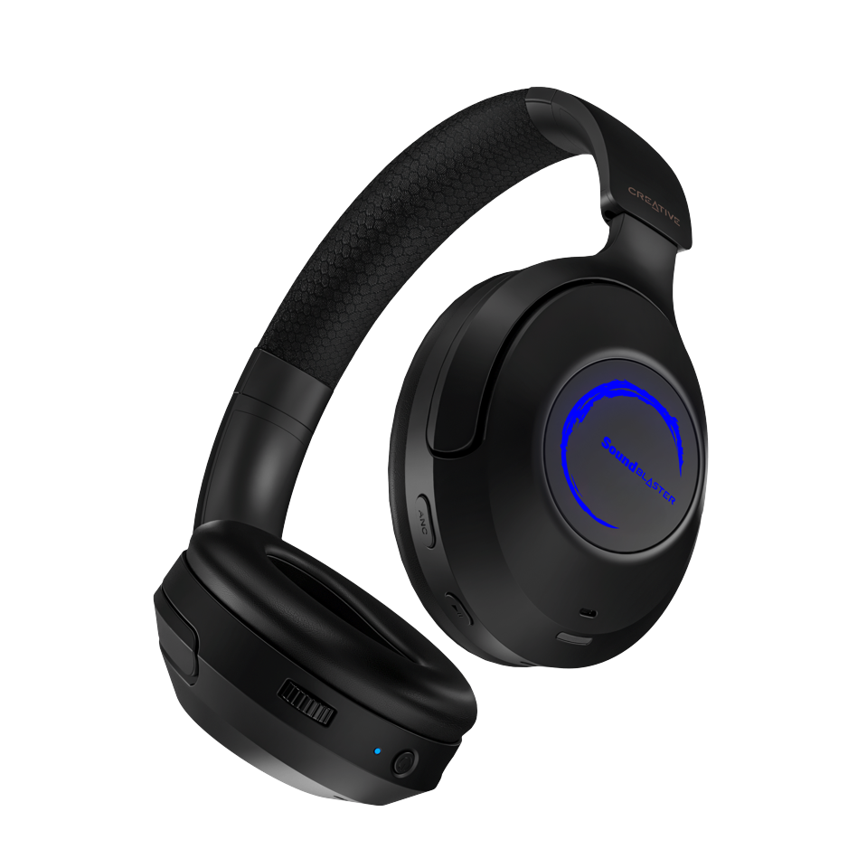 Creative - Sound Blaster GH7Super X-Fi® Wireless Over-ear Gaming Headphones with Bluetooth® LE Audio and Detachable Boom Mic