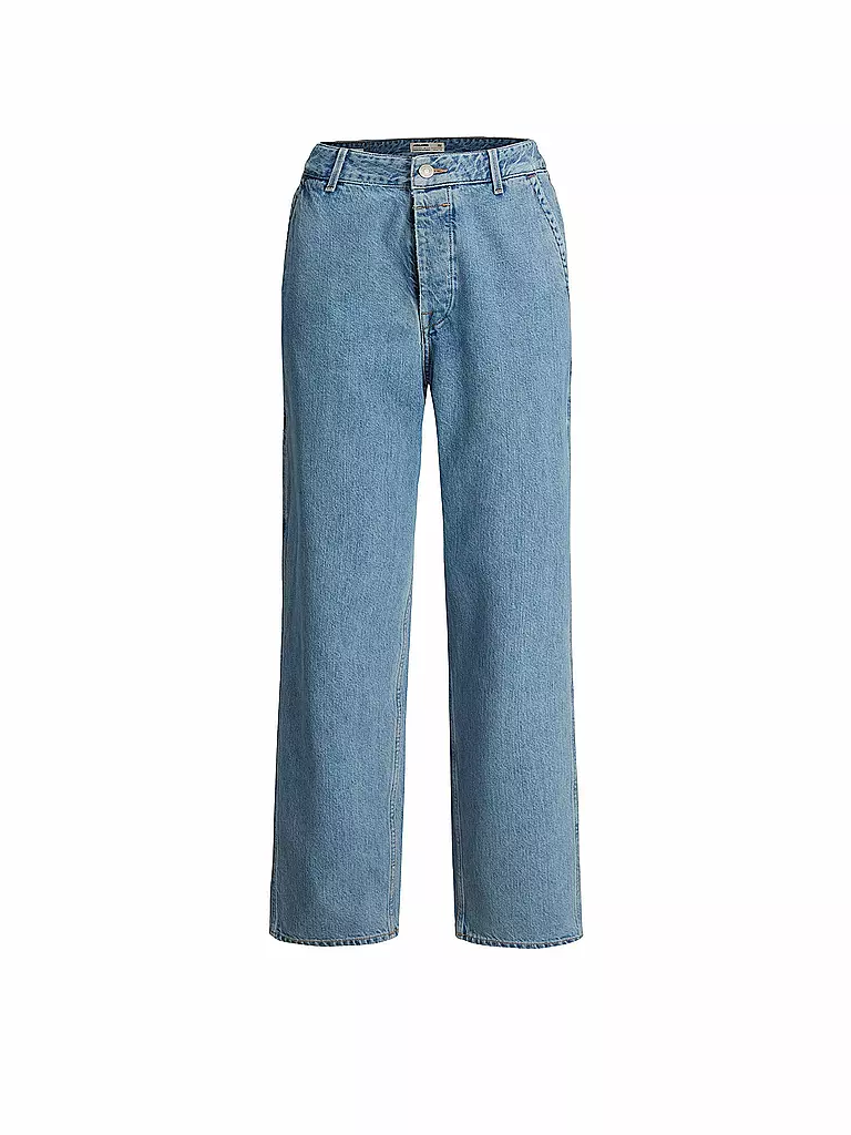 JACK & JONES Jeans Relaxed Fit JJIEDDIE JJUTILITY hellblau