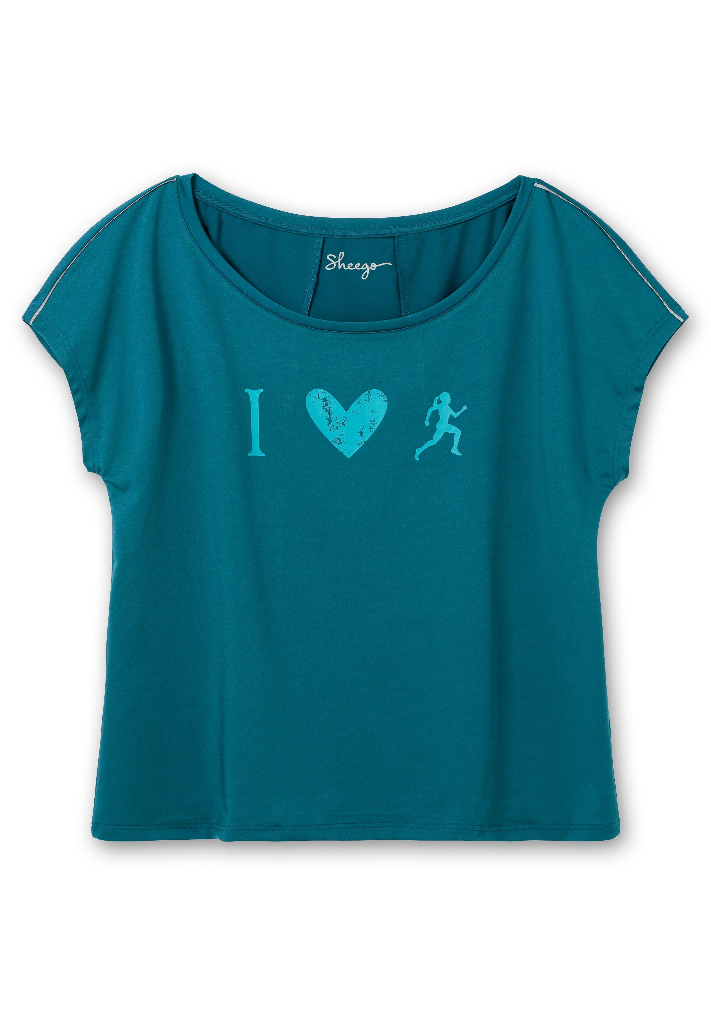 Funktionsshirt in Oversized-Form mit Frontprint