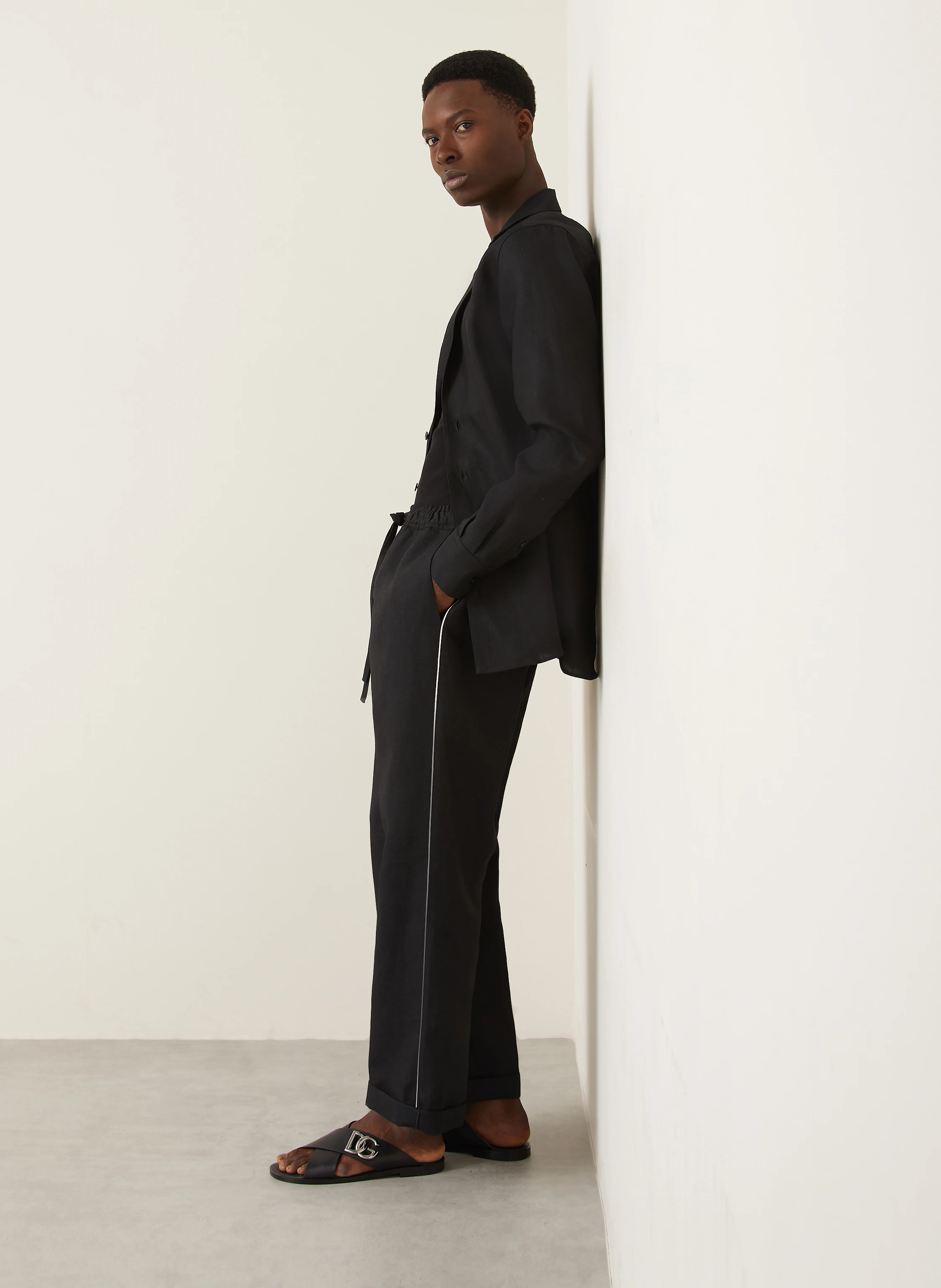 DOLCE & GABBANA Leinenhose Regular Fit