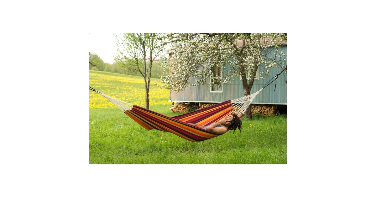 AmazonasLambada Tropical hangmat  (Rood/geel)