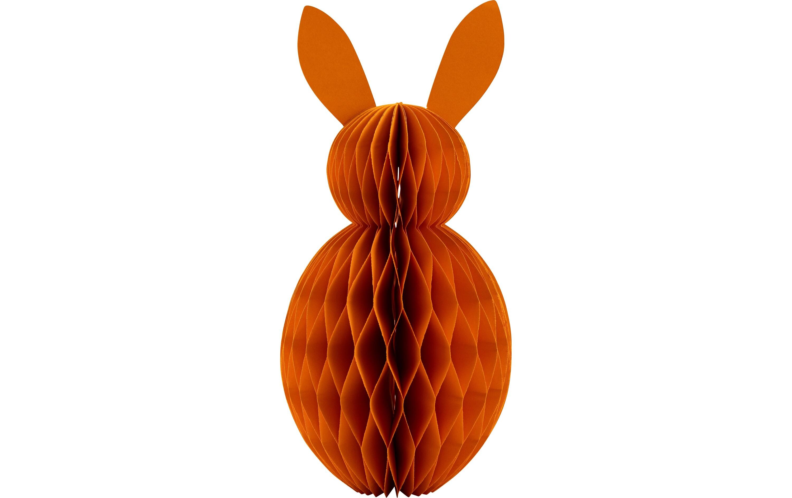 Hase 40 cm, OrangeOsterhase aus Papier