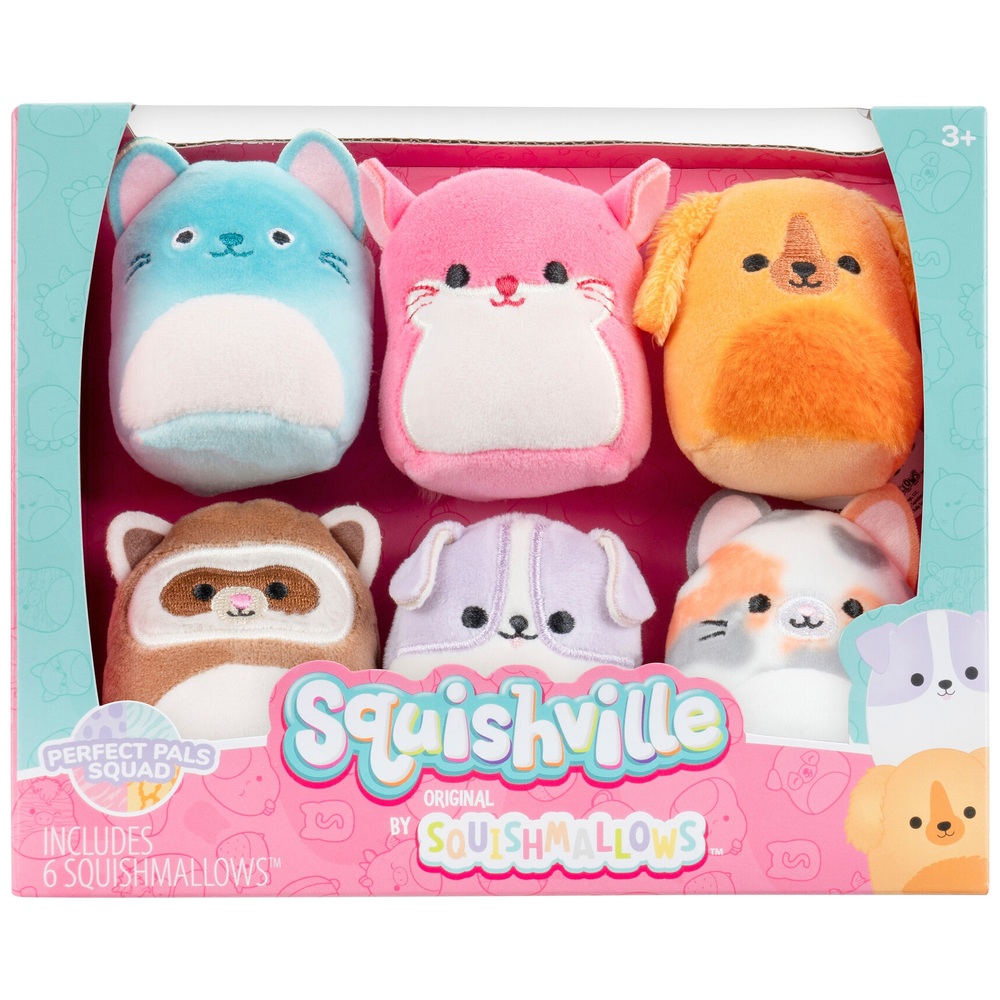 Squishville von Original Squishmallows – Perfect Pals Squad 6er-Pack