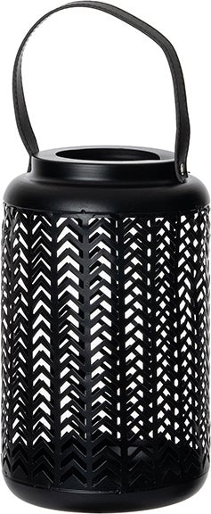 Intratuin lantaarn Kaat zwart D 7 H 24 cm