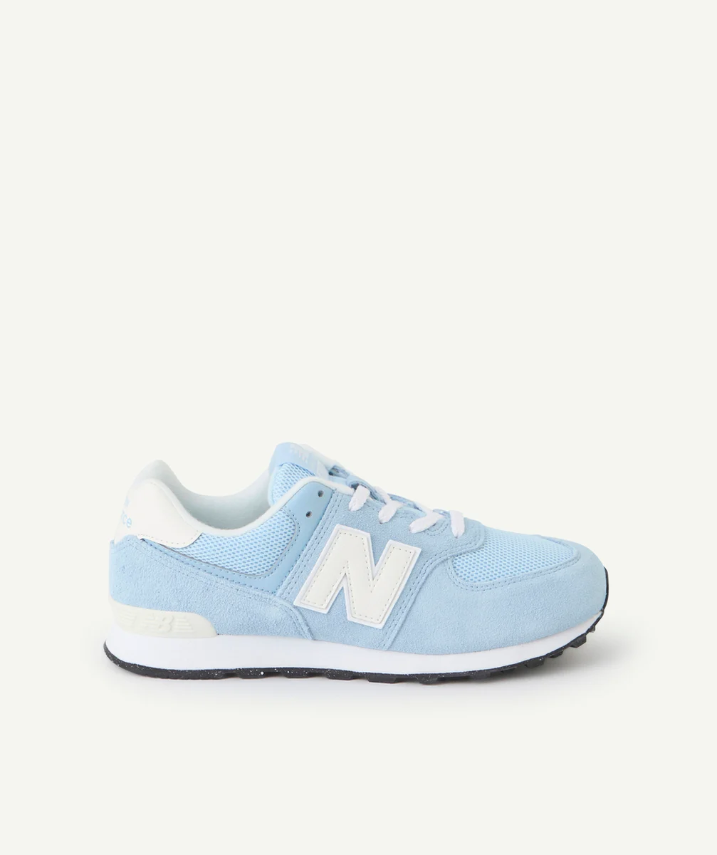 NEW BALANCEBASKETS ADO À LACETS 574 ROSE ET BLEU