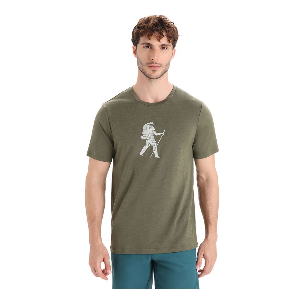 Icebreaker TECH LITE II - Tee-shirt Homme loden
