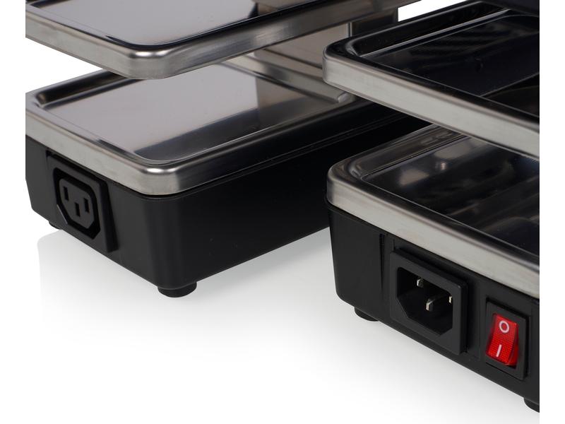 Tristar Erweiterbarer Racletteofen RA-2742 4 Personen Anschlussfähiges Raclette-Set