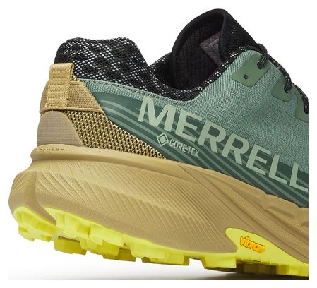 Chaussures de Trail Merrell Agility Peak 5 Gore-Tex Vert/Beige Homme