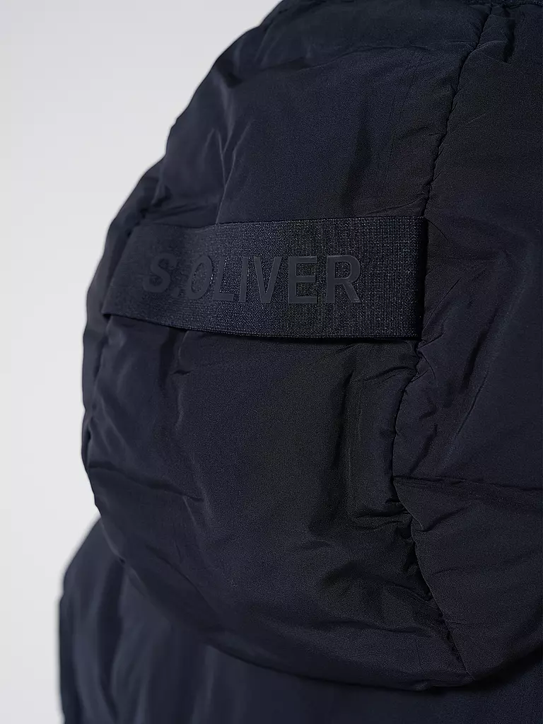 S.OLIVER Steppmantel dunkelblau