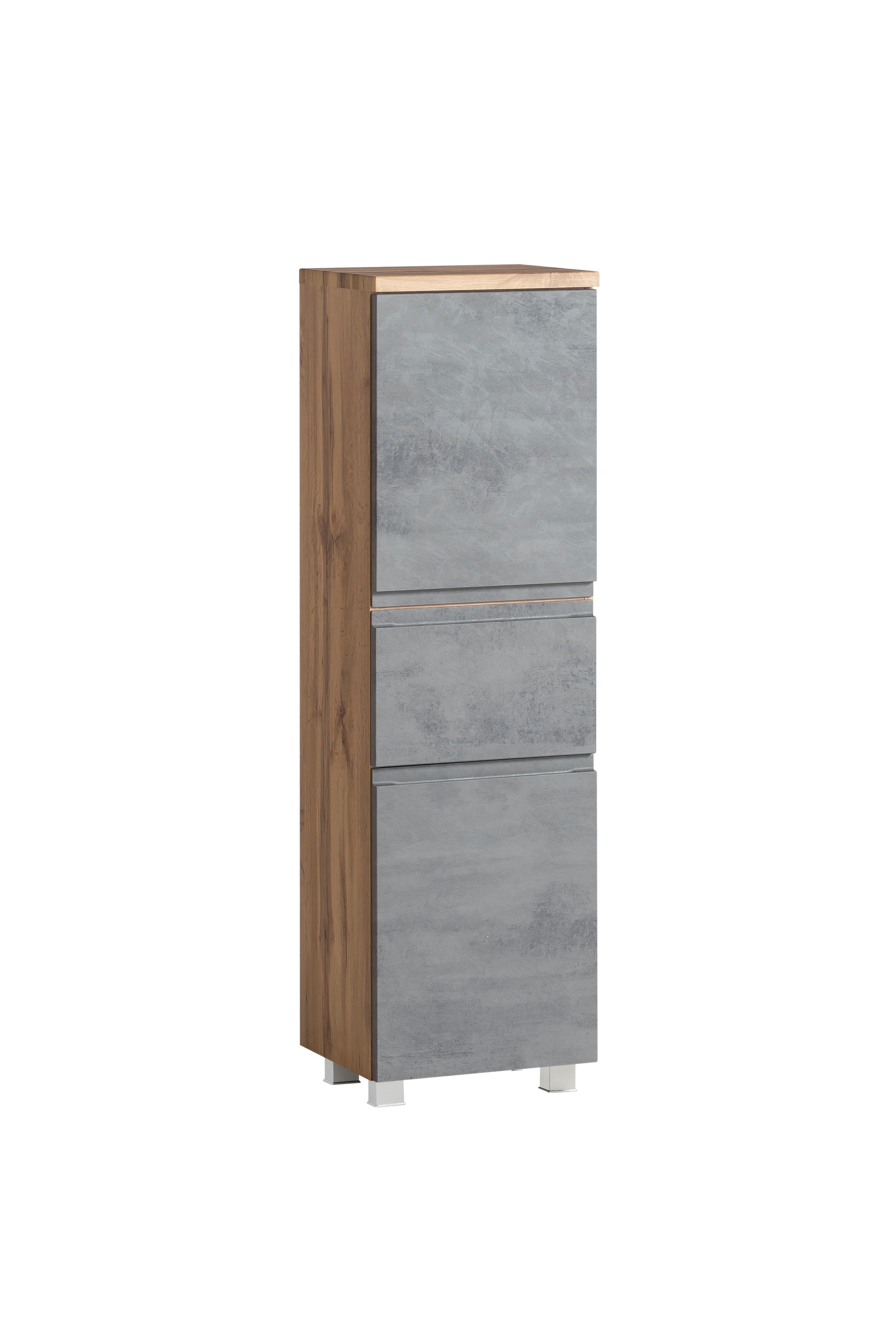 Bad-Midischrank GENT hellgrau/braun 40cm