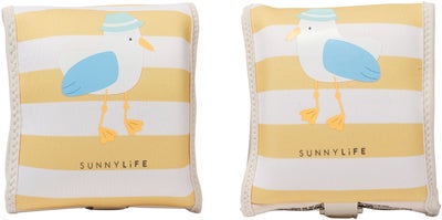 SUNNYLiFE Armpuffer, Sid the Seagull Mustard Stripe
