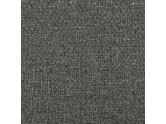 Sommier à lattes de lit Gris foncé 200x200 cm Tissu