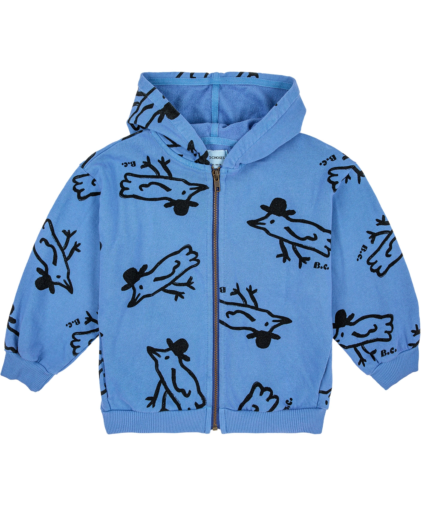 Kapuzensweatjacke MR BIRDIE in navy blue