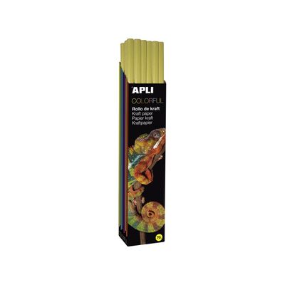 Apli Agipa - Papier cadeau kraft - 100 cm x 3 m - 70 g/m² - jaune